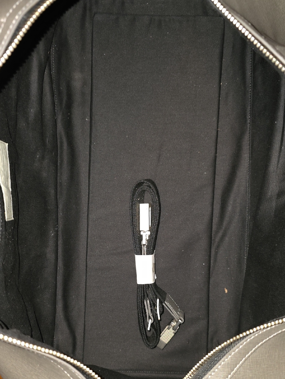 Jack Spade Saffiano Leather Weekender Bag - Picture 14 of 16